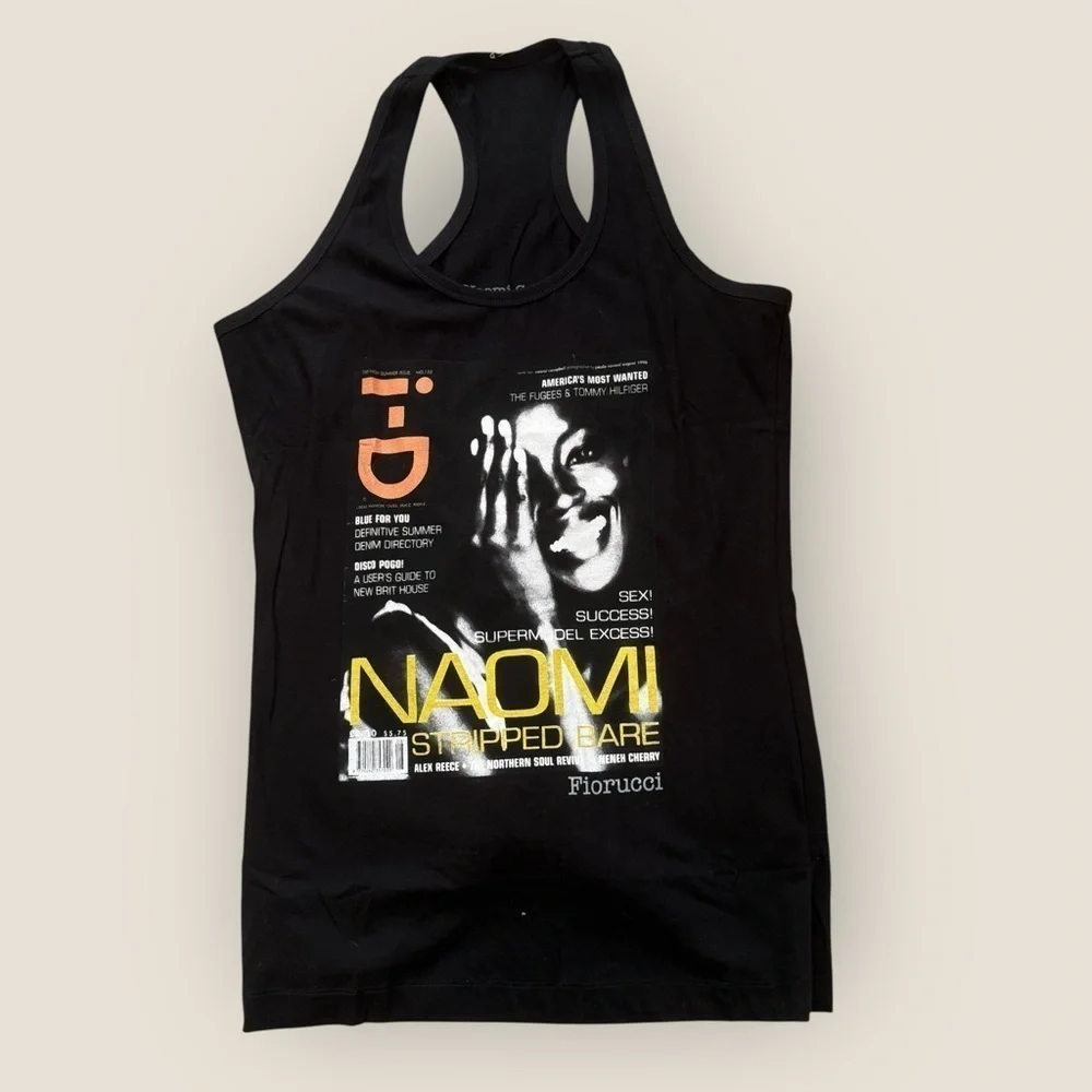 Fiorucci x Naomi Campbell i-D Tank – Size L (NWT)